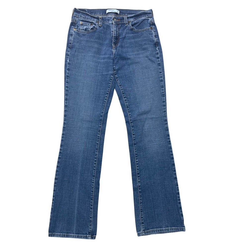 Levis 515 Bootcut Jeans Womens 8 L Medium Wash Blue Stretch Denim Pants